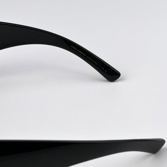 D&G DG2298B 05/87 Sunglasses Black Dark Grey Rimless Pillow Women - Picture 7 of 8